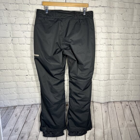 Eddie Bauer Mens Black Weatheredge Pants Large Insulated Ski Snow boarding READ - Picture 6 of 13